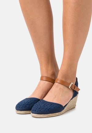 Compensées Anna Field Wedge Boucle Bleu Foncé Femme | KQZ-5155337